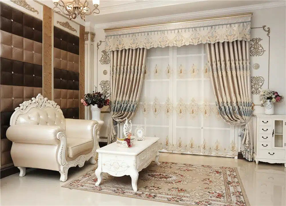Custom-made Royal villa luxury European full shade curtains for living room window curtain Bedroom Window curtain kitchen/Hotel 42