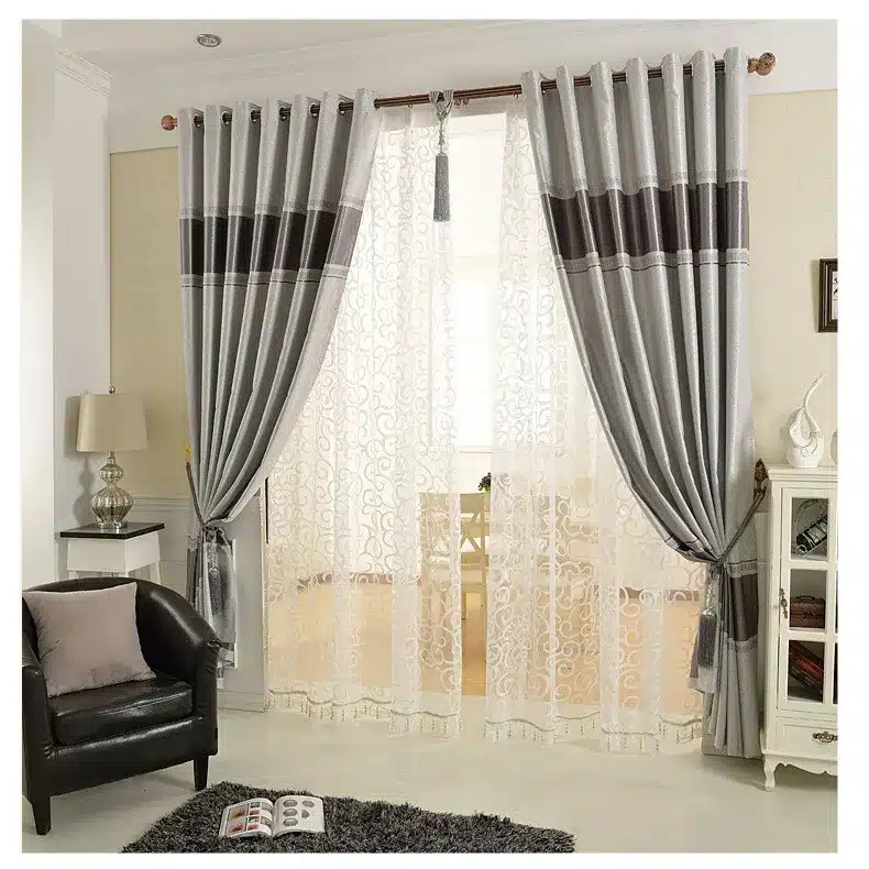 byetee High Quality Luxury Curtains For Living Room Stripes Window Kitchen Curtains For Bedroom Drapes Blackout Curtain Cortinas 25