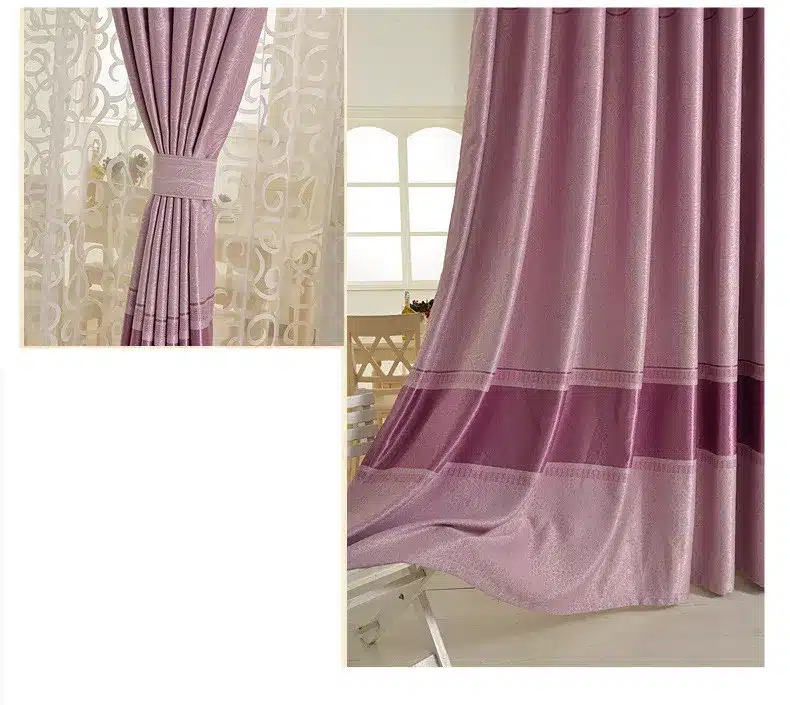 byetee High Quality Luxury Curtains For Living Room Stripes Window Kitchen Curtains For Bedroom Drapes Blackout Curtain Cortinas 33