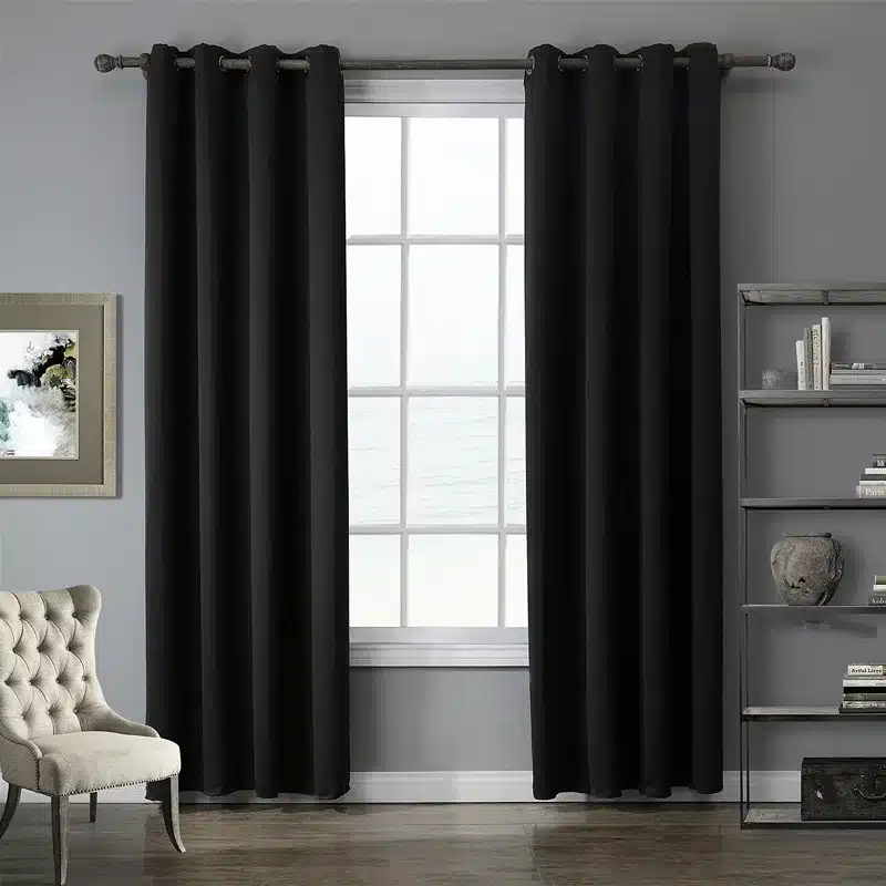 Blackout curtains for bedroom children window treatment blinds finished curtain for living room 1panel kid's modern cloth drapes 24