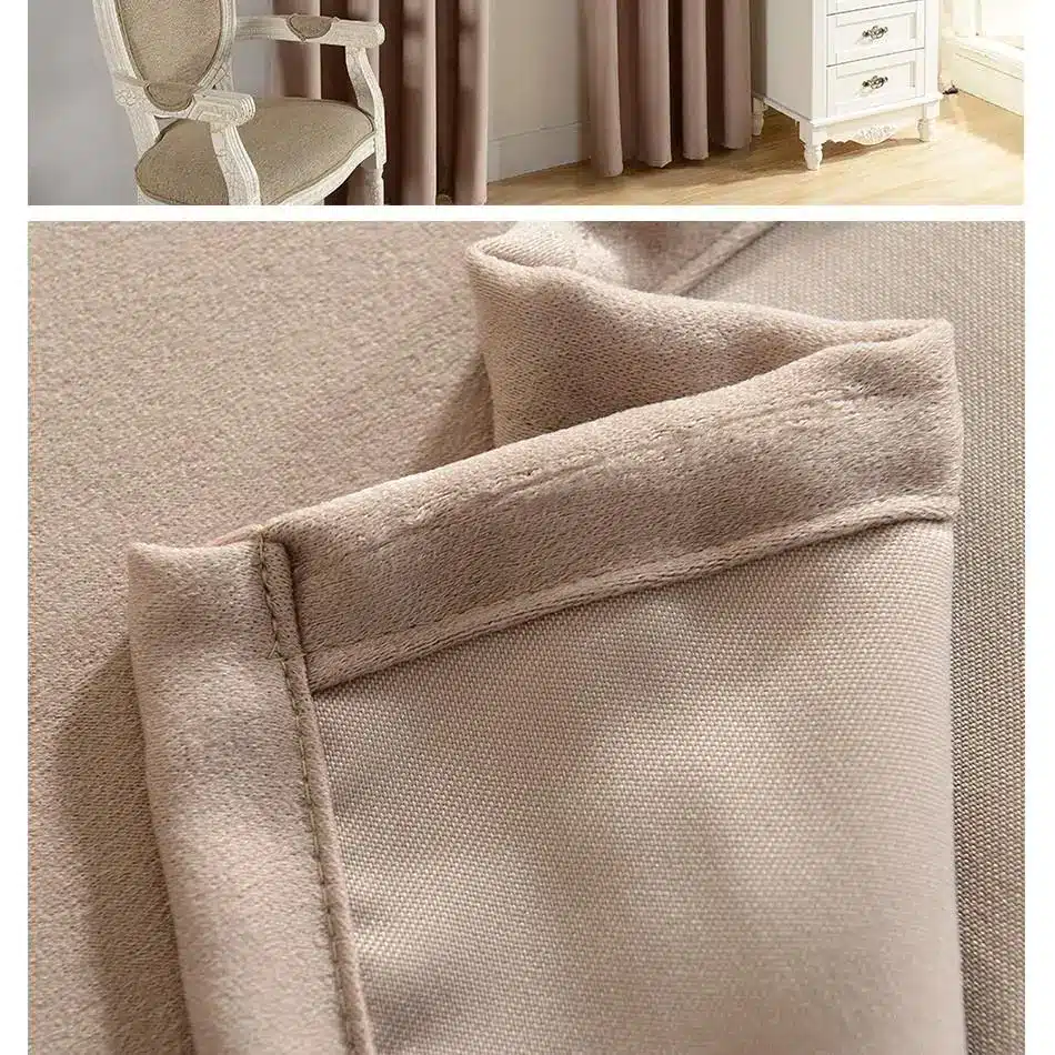 Top Finel Modern Solid Velvet Blackout Curtains for Living Room Bedroom Luxury Black Out Curtains Thick Thermal Night Curtain 21