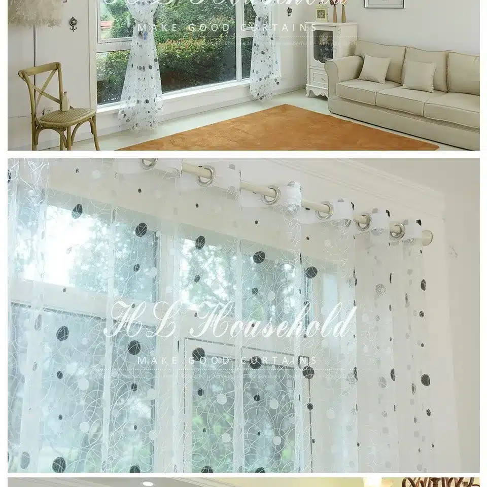 Top Finel 2016 Bird Nest Sheer Curtain Panel Embroidered Curtains for Kitchen Living Room the Bedroom Tulle for Window Treatment 22