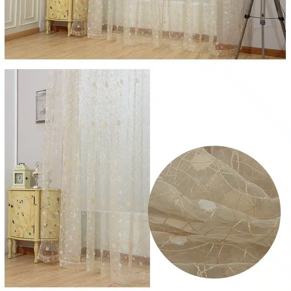 Top Finel 2016 Bird Nest Sheer Curtain Panel Embroidered Curtains for Kitchen Living Room the Bedroom Tulle for Window Treatment 25