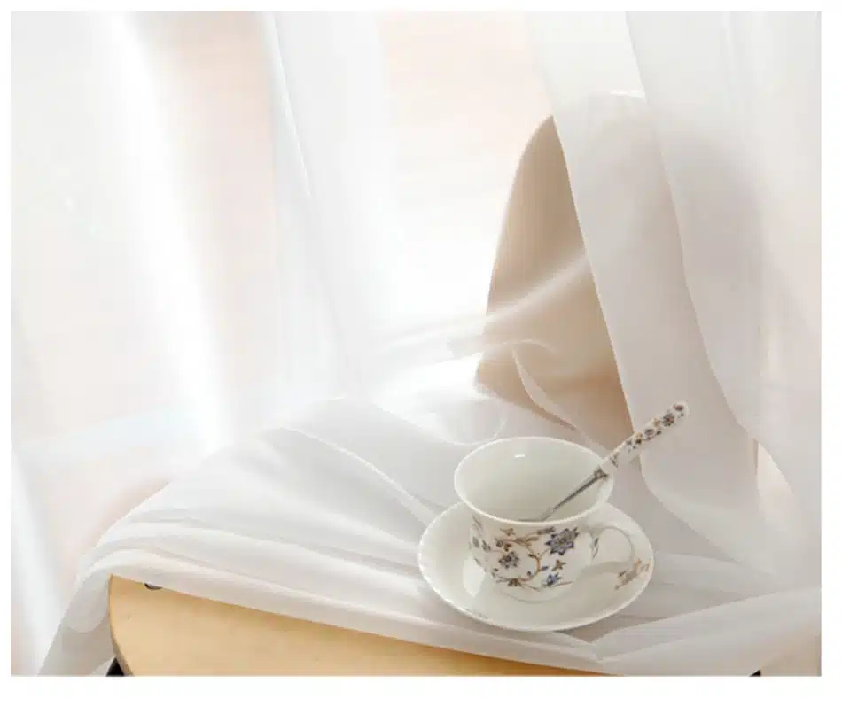 Japan window soild tulle curtains for living room white kitchen curtains Sheer Voile Blinds Drapes 13