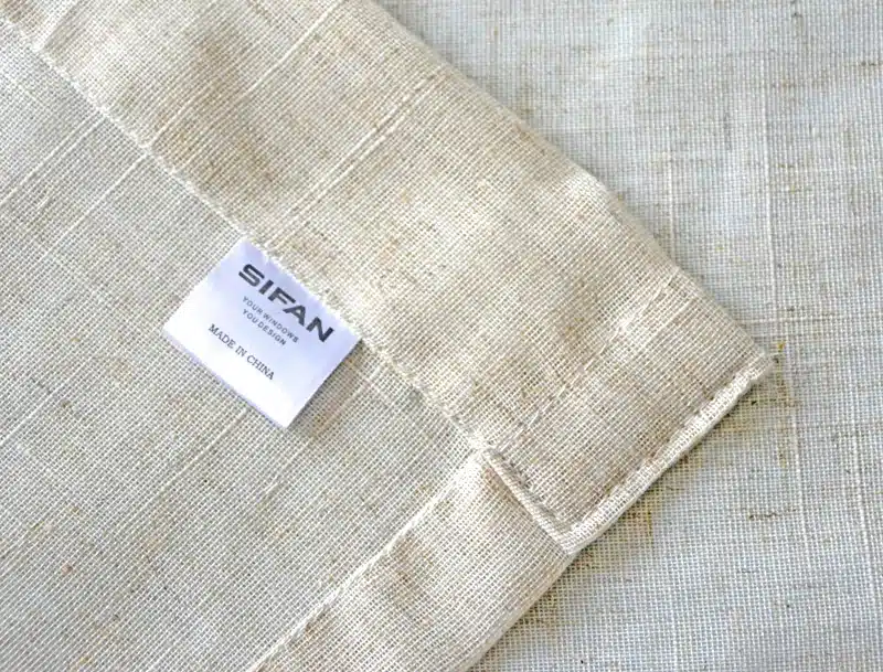 Solid Colors Elegant Modern Solid Faux Linen tulle curtains for the Bedroom Curtains for Living Room Sheer Voile Blinds Drapes 18