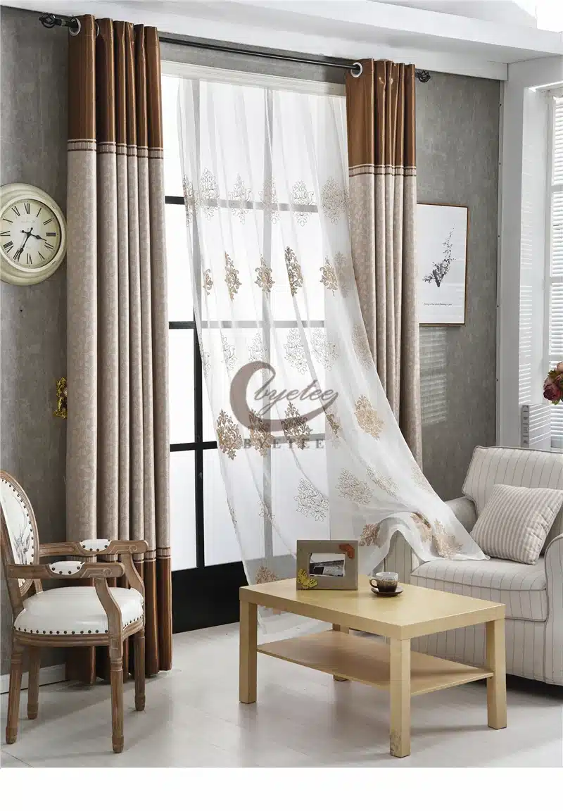 [byetee] High Quality Curtains Fabric Stripe Drapes Curtain Blackout Curtains For Bedroom Kitchen Curtains For Living Room 15