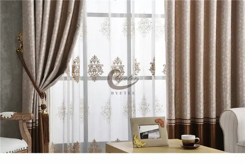 [byetee] High Quality Curtains Fabric Stripe Drapes Curtain Blackout Curtains For Bedroom Kitchen Curtains For Living Room 21