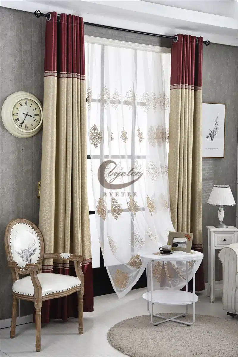 [byetee] High Quality Curtains Fabric Stripe Drapes Curtain Blackout Curtains For Bedroom Kitchen Curtains For Living Room 29