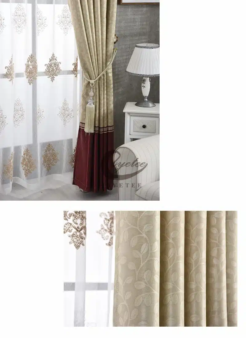 [byetee] High Quality Curtains Fabric Stripe Drapes Curtain Blackout Curtains For Bedroom Kitchen Curtains For Living Room 32