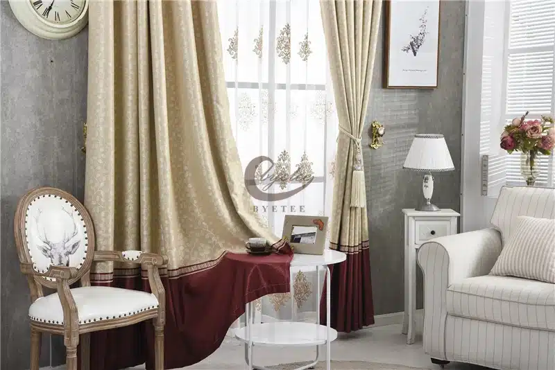 [byetee] High Quality Curtains Fabric Stripe Drapes Curtain Blackout Curtains For Bedroom Kitchen Curtains For Living Room 35