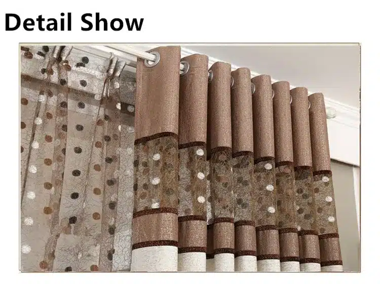 [byetee] Stitching Yarn Curtain Window Modern Curtain Blackout Curtains For Living Room Finished Window Curtains For Bedroom 16