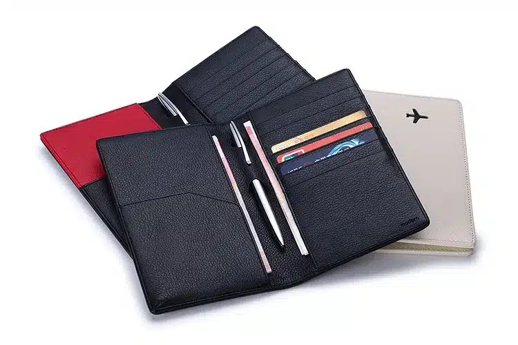 Modern -Luxury Brand New 100% Cow Genuine Leather Organizer Men Wallets Card Holder Travel Passport Wallet Women Famous Designer 6