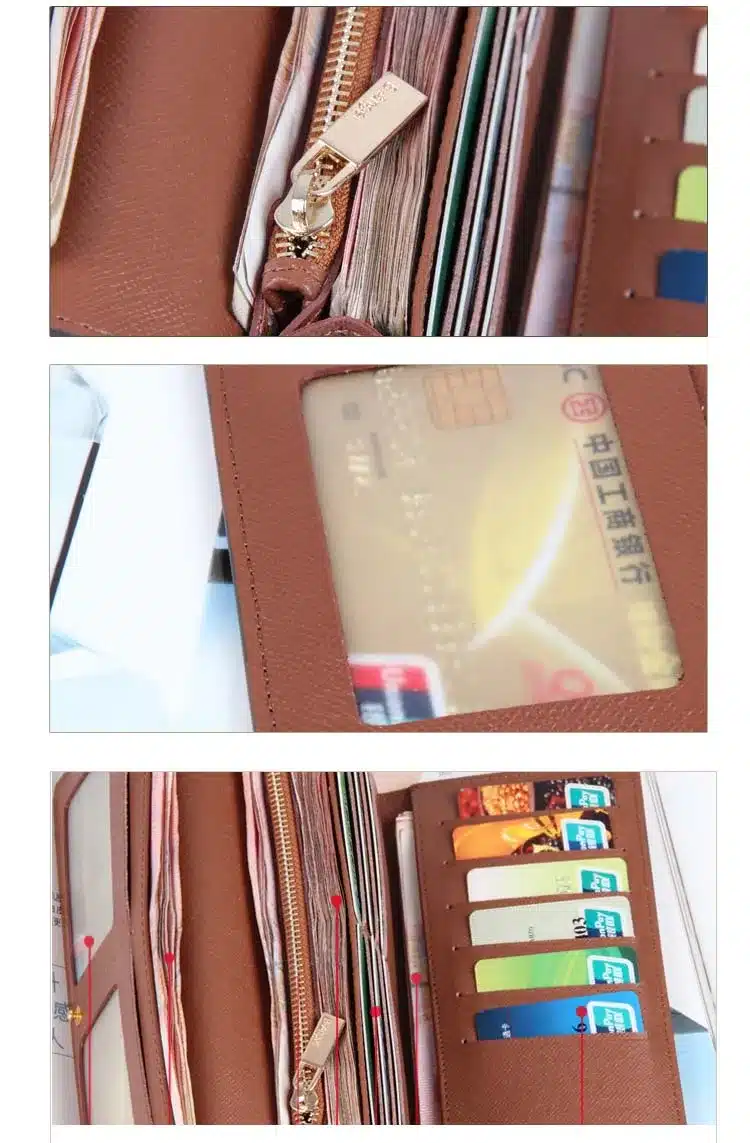 New Fashion World Map Wallet Women Purse Brand Wallet Men Multifunctional Long Design Hasp Leather Wallet Coin Purse Card Holder 16