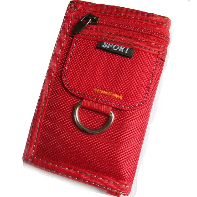 Short 3 Fold Design Oxford Canvas Student Wallet Zipper Brief Multifunctional Men Purse 5 Colors 12*8cm X108 9