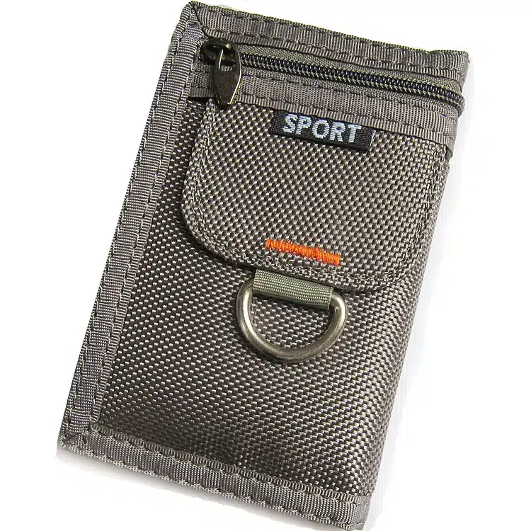 Short 3 Fold Design Oxford Canvas Student Wallet Zipper Brief Multifunctional Men Purse 5 Colors 12*8cm X108 13