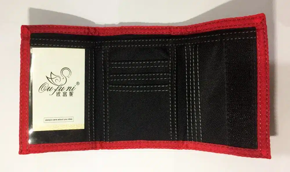 Short 3 Fold Design Oxford Canvas Student Wallet Zipper Brief Multifunctional Men Purse 5 Colors 12*8cm X108 20