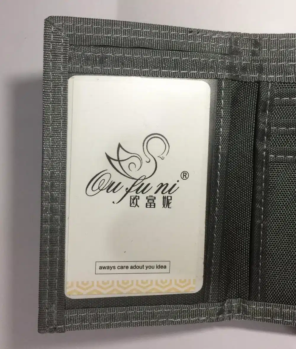 Short 3 Fold Design Oxford Canvas Student Wallet Zipper Brief Multifunctional Men Purse 5 Colors 12*8cm X108 23