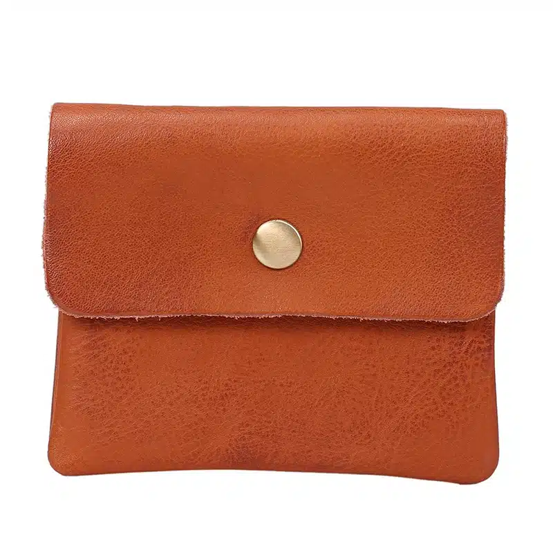Vintage Genuine Leather Cowhide Men Women Short Mini Small Wallet Wallets Coin Purse Pocket Zipper Card Holder Man Women's Purse 57