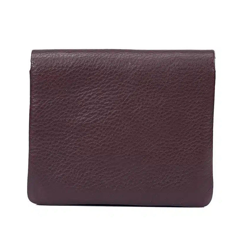Vintage Genuine Leather Cowhide Men Women Short Mini Small Wallet Wallets Coin Purse Pocket Zipper Card Holder Man Women's Purse 74