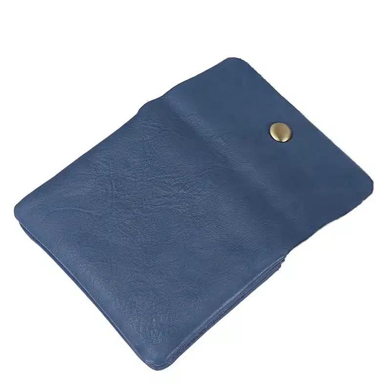 Vintage Genuine Leather Cowhide Men Women Short Mini Small Wallet Wallets Coin Purse Pocket Zipper Card Holder Man Women's Purse 85