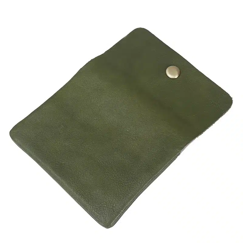 Vintage Genuine Leather Cowhide Men Women Short Mini Small Wallet Wallets Coin Purse Pocket Zipper Card Holder Man Women's Purse 94