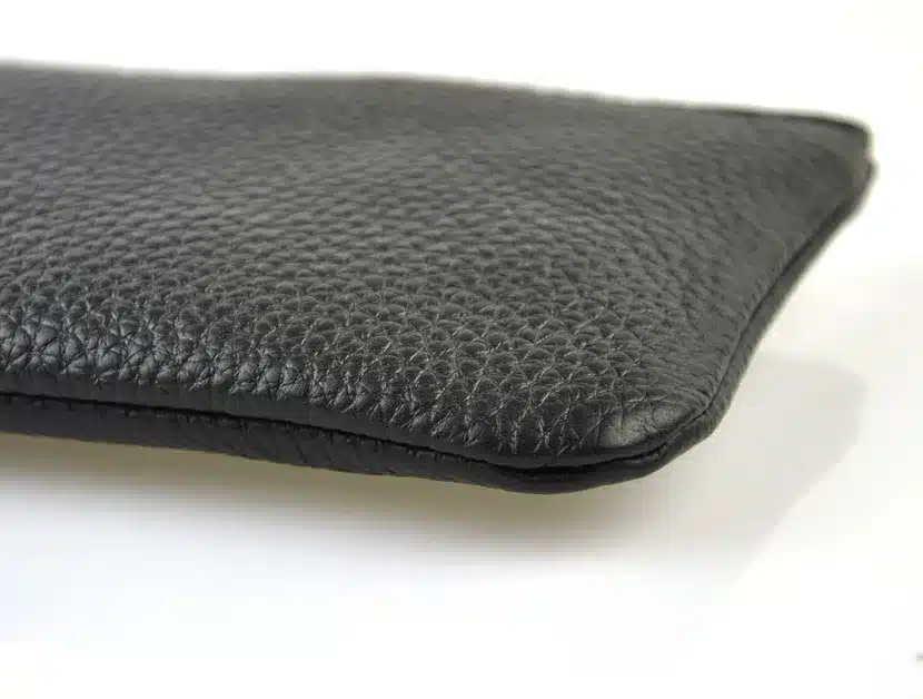 Men Women Genuine Leather Simple Zip Wallet Cellphone Bag Fashion Designer Purse Checkbook Coin Change Credit Card Holder Clutch 20