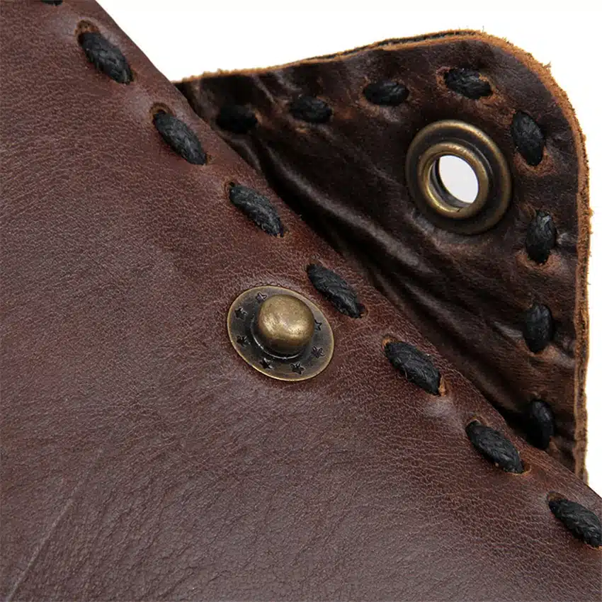 WERICHEST Men Wallets 2017 Vintage Hasp Open Genuine Leather Wallet High Large Capacity Unique Decor Real Cow Leather Purse 6