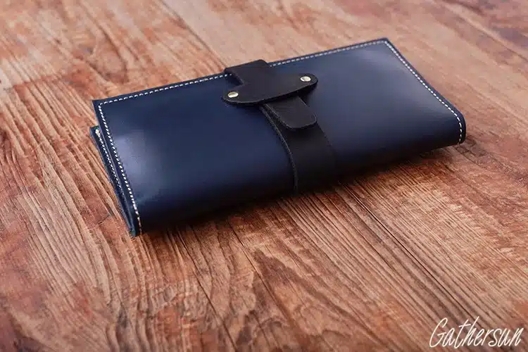 High Quality Gathersun Genuine Leather Men Wallets Handmade Retro Men Purse Vintage Designer Crazy Horse Cowhide Purse For Male 4
