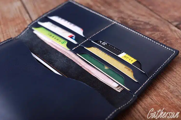 High Quality Gathersun Genuine Leather Men Wallets Handmade Retro Men Purse Vintage Designer Crazy Horse Cowhide Purse For Male 11