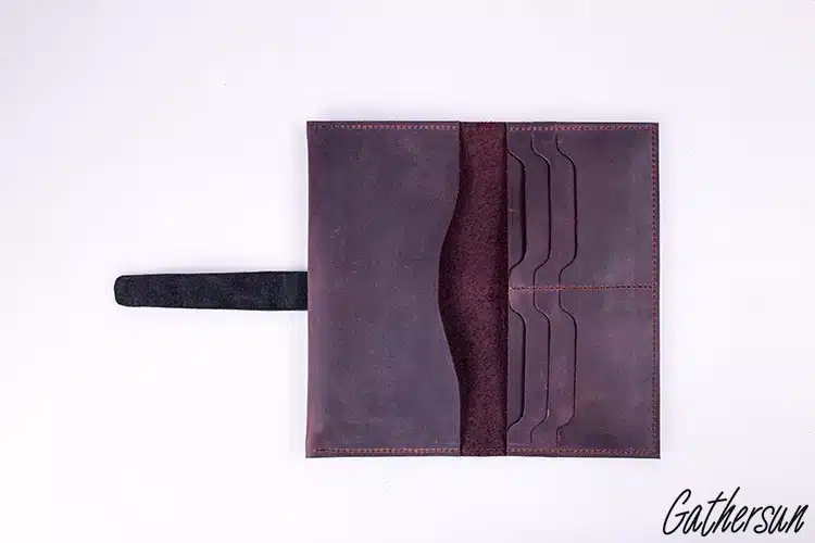 High Quality Gathersun Genuine Leather Men Wallets Handmade Retro Men Purse Vintage Designer Crazy Horse Cowhide Purse For Male 22