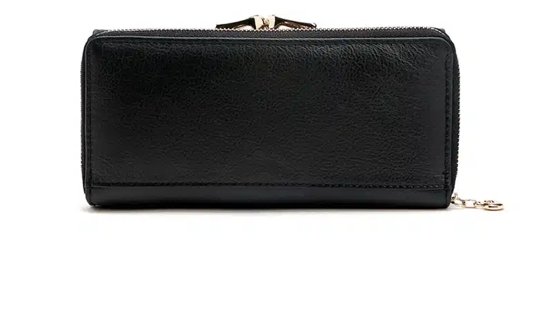 Qianxilu Brand Fashion Women Wallet Genuine Leather Patchwork Purse Female Long Design 2016 17