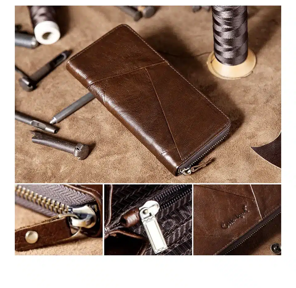 Cobbler Legend 2017 New Retro Trend Women's Wallets For Lady Genuine Leather Thin Clutch Wallet For Girls Long Coin Card Purses 7