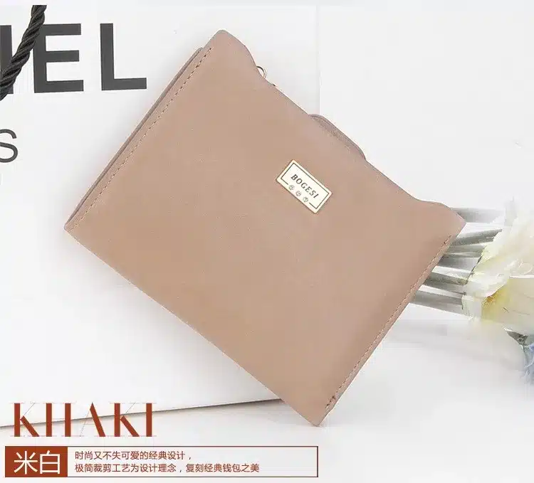 Bogesi Designer Slim Women Wallet Thin Zipper Ladies PU Leather Coin Purses Female Purse Mini Clutch Cheap Womens Wallets 14