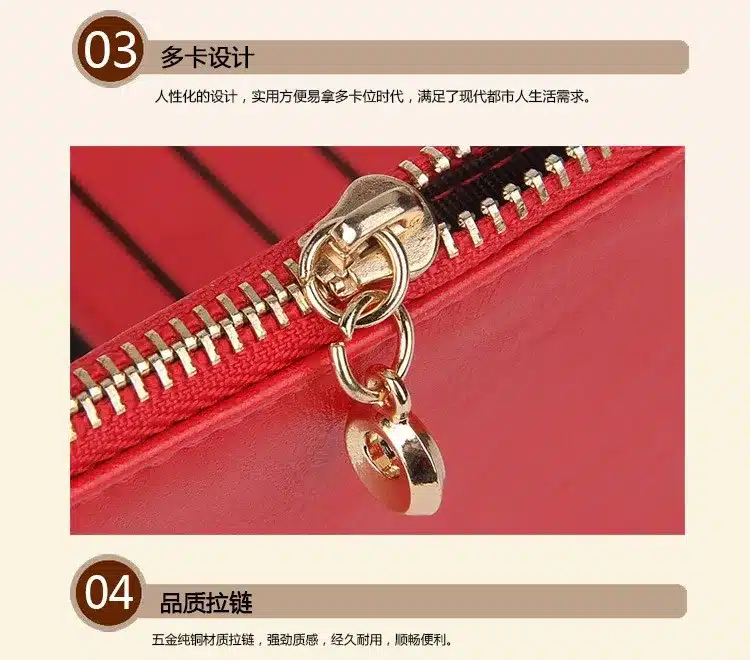 Bogesi Designer Slim Women Wallet Thin Zipper Ladies PU Leather Coin Purses Female Purse Mini Clutch Cheap Womens Wallets 20