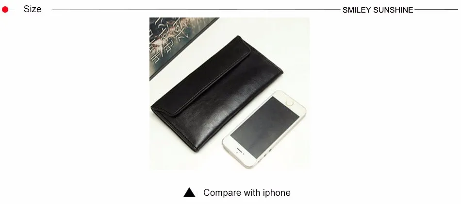 Slim Genuine Leather Women Wallet Female Long Clutch Fashion Women Purse Card Holders Ladies Wallet portefeuille femme portfolio 2