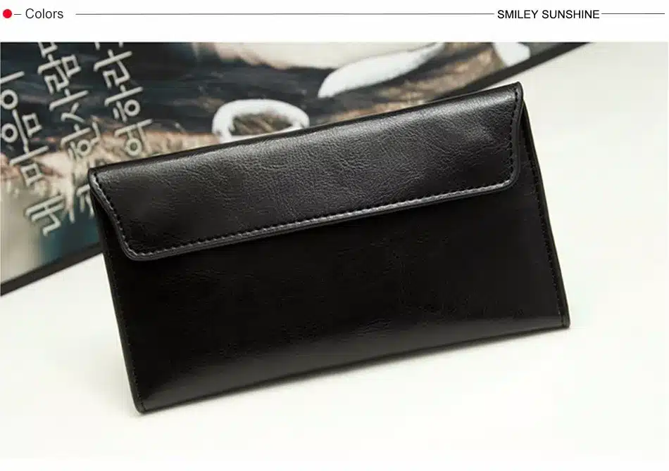 Slim Genuine Leather Women Wallet Female Long Clutch Fashion Women Purse Card Holders Ladies Wallet portefeuille femme portfolio 11