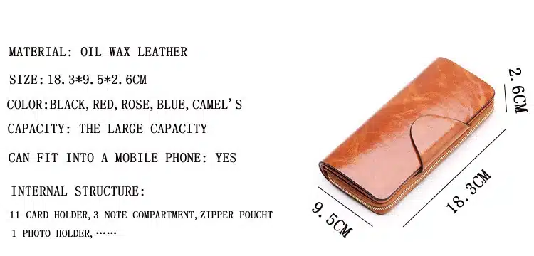2016 Hot Sales First Layer Of Cowhide Female Wallets Zipper Genuine Leather Long Design Lovers Men/Women Wallets 13
