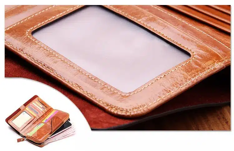 2016 Hot Sales First Layer Of Cowhide Female Wallets Zipper Genuine Leather Long Design Lovers Men/Women Wallets 27