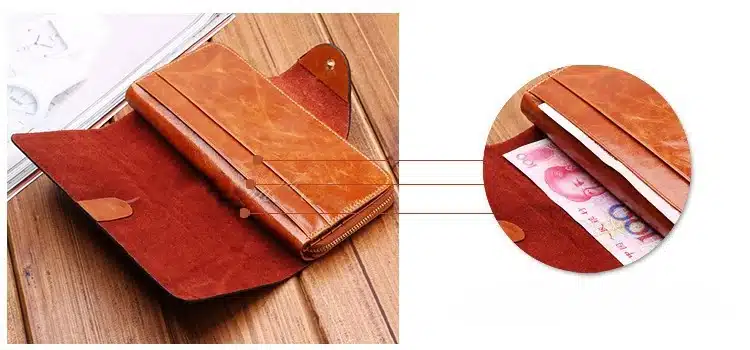 2016 Hot Sales First Layer Of Cowhide Female Wallets Zipper Genuine Leather Long Design Lovers Men/Women Wallets 26