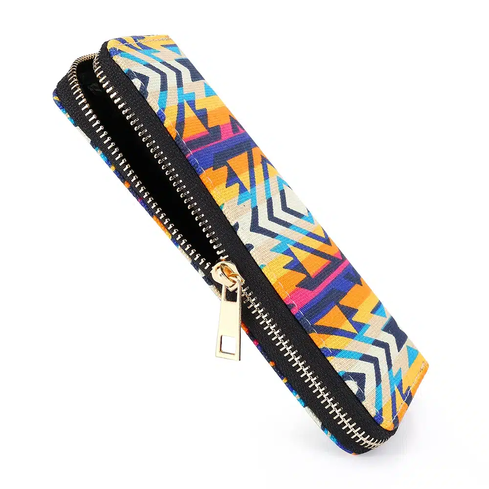 Sansarya 10 Colors Bohemia Woven Boho Long Women Wallet Aztec Female Purse Ladies Tribal Card Holder Girls With Cupreous Zipper 50