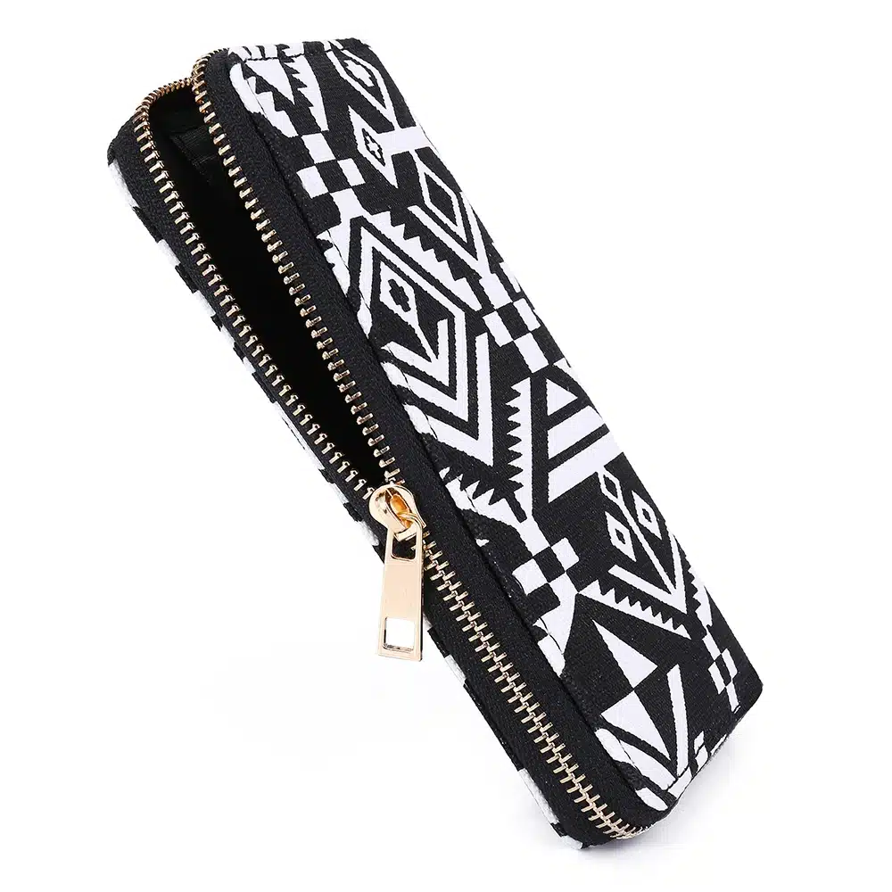 Sansarya 10 Colors Bohemia Woven Boho Long Women Wallet Aztec Female Purse Ladies Tribal Card Holder Girls With Cupreous Zipper 67
