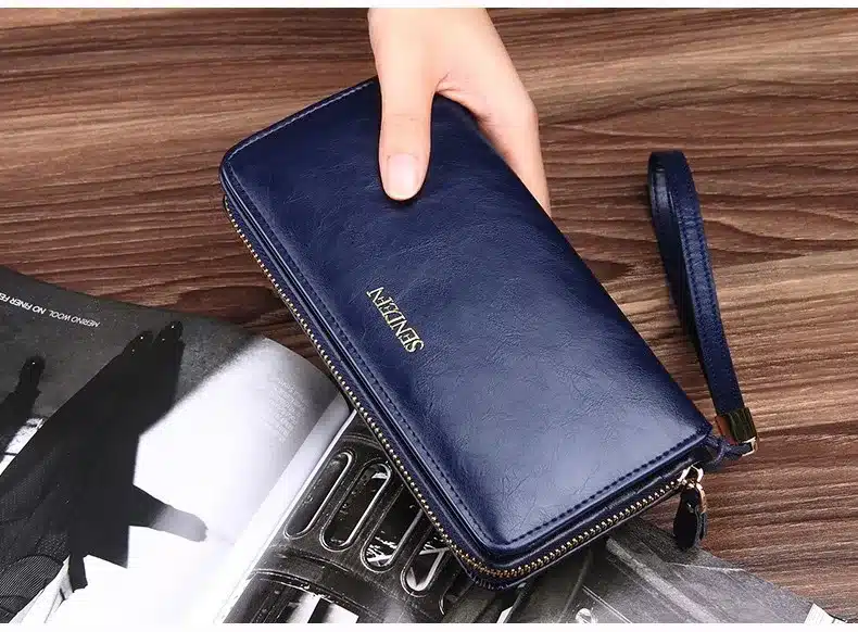 Sendefn Quality Leather Women Wallets Large Capacity Wallet Female Clutch Phone Pocket Purse Card Holder Ladies Purses 7