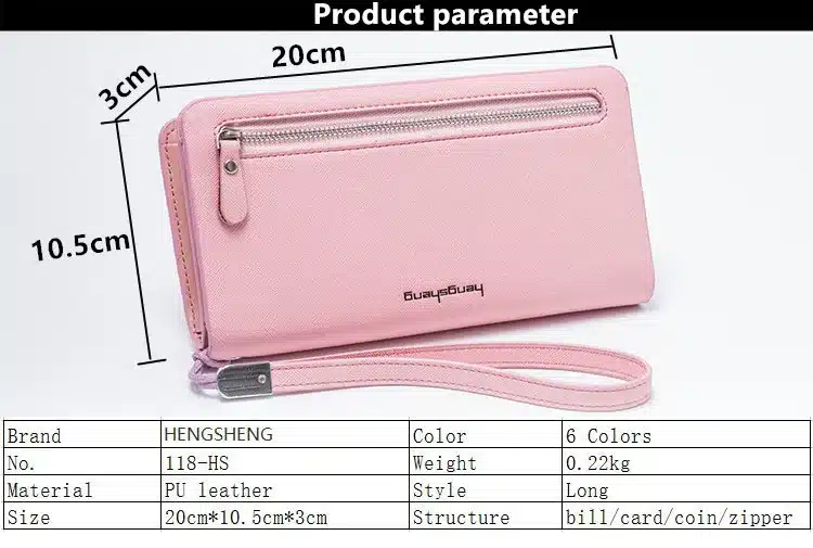 2017 NEW arrival women's wallet brand striped card purse Candy color zipper phone wallet coin purse fashion lady clutch wallet 12