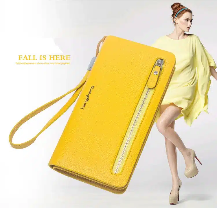 2017 NEW arrival women's wallet brand striped card purse Candy color zipper phone wallet coin purse fashion lady clutch wallet 20