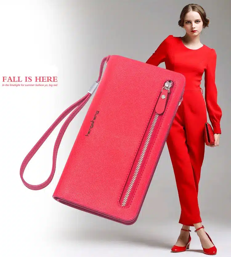 2017 NEW arrival women's wallet brand striped card purse Candy color zipper phone wallet coin purse fashion lady clutch wallet 23