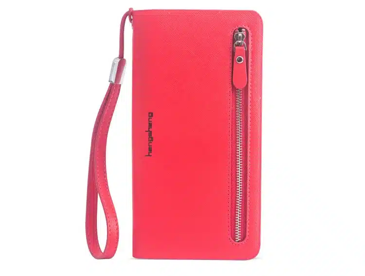 2017 NEW arrival women's wallet brand striped card purse Candy color zipper phone wallet coin purse fashion lady clutch wallet 24