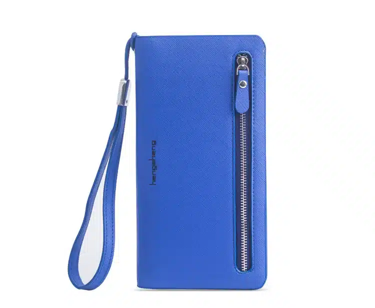 2017 NEW arrival women's wallet brand striped card purse Candy color zipper phone wallet coin purse fashion lady clutch wallet 26