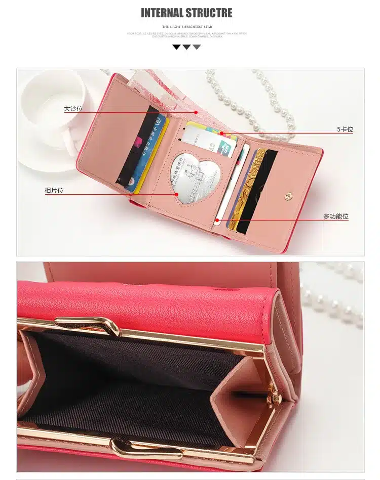 2017 New Small Woman Wallet Fashion Female Purses Hasp Mini Ladies Wallets Luxury Leather Women Purse Clutch Carteira Feminina 22