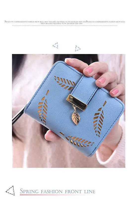 2017 Designer Famous Brand Luxury Women's Wallet Purse Female Small wallet perse Portomonee portfolio lady short carteras 5