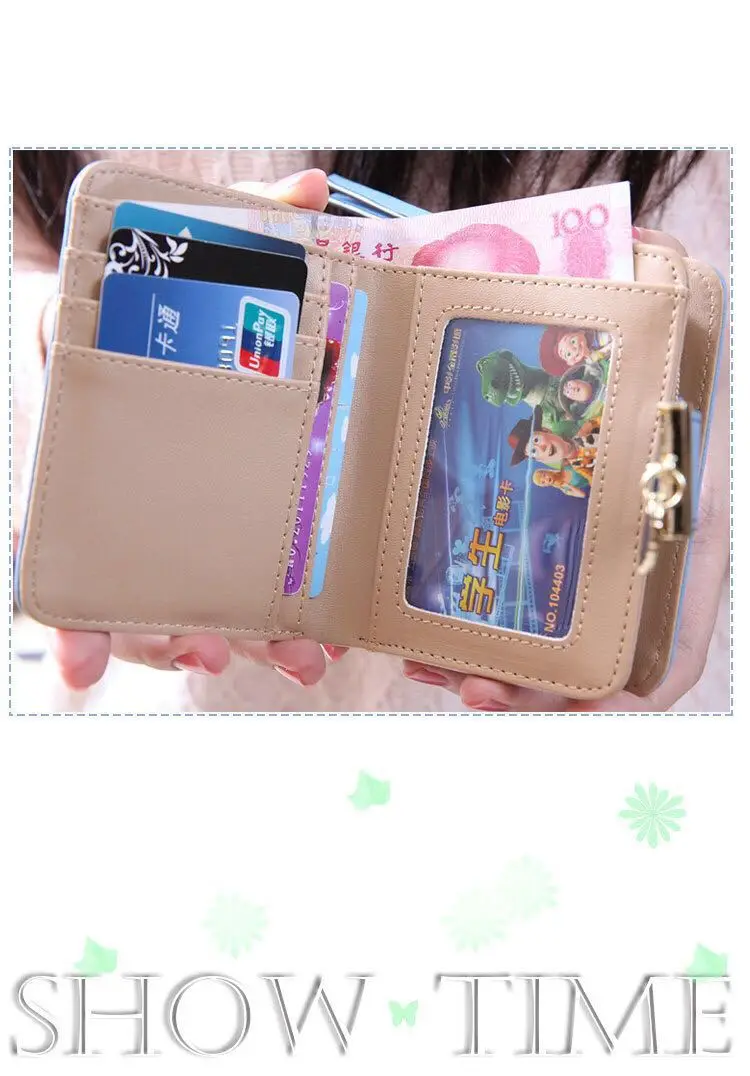 2017 Designer Famous Brand Luxury Women's Wallet Purse Female Small wallet perse Portomonee portfolio lady short carteras 7